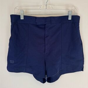 Vintage Wilson 1970 1980 Tennis Navy Blue Men's Shorts waist 31”